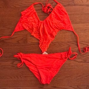 L*Space tangy orange bikini